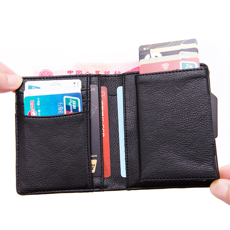 RFID protection wallet card case