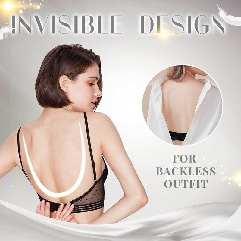 Backless Bra Invisible Bralette Thin Lace Wedding  Women Seamless Lingerie Sexy BH Top