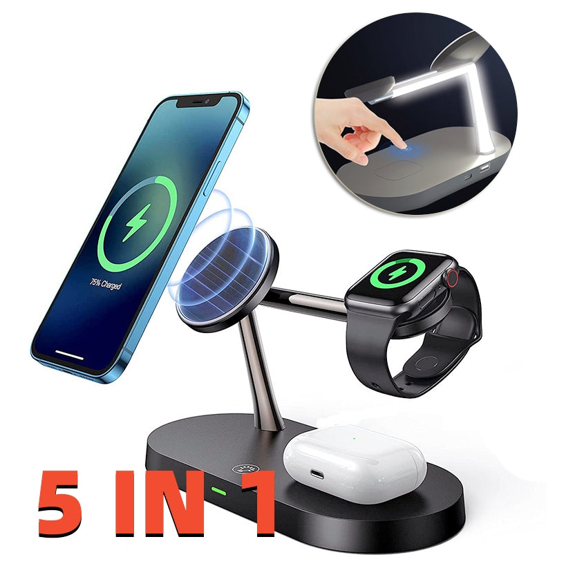 Multifunctional Five-In-One Magnetic Wireless